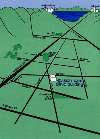 map to Vision Care Clinic